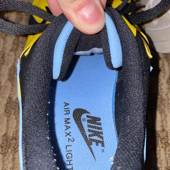 Nike Air Max 2 Light Yellow Light Blue Black (W) - Picture 5 of 5